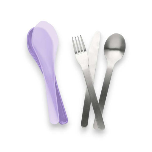 Picture of SMASH CUTLERY SET POD PURPLE